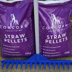 Concord Wheat Straw Pellet Bedding for Horses