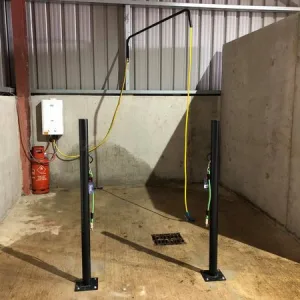 Durable Galvanised Shower Boom 2m